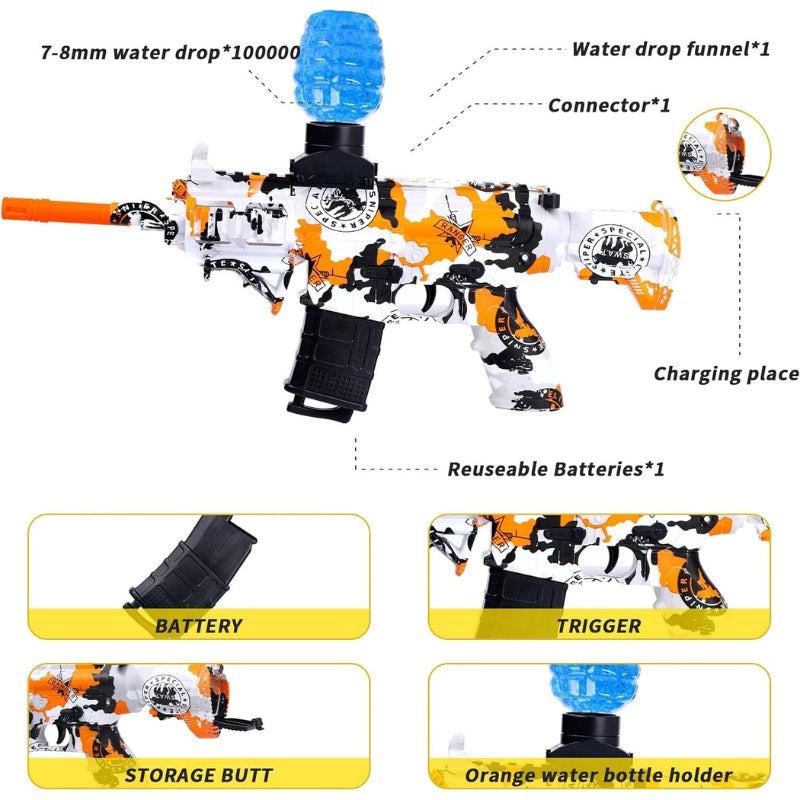 Rechargeable Electric Gel Ball Blaster Toy Gun