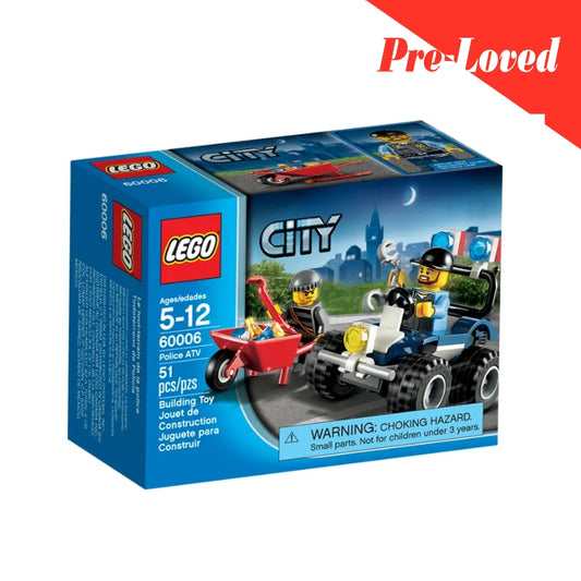 LEGO City Police ATV 60006 Building Kit (Without Box)