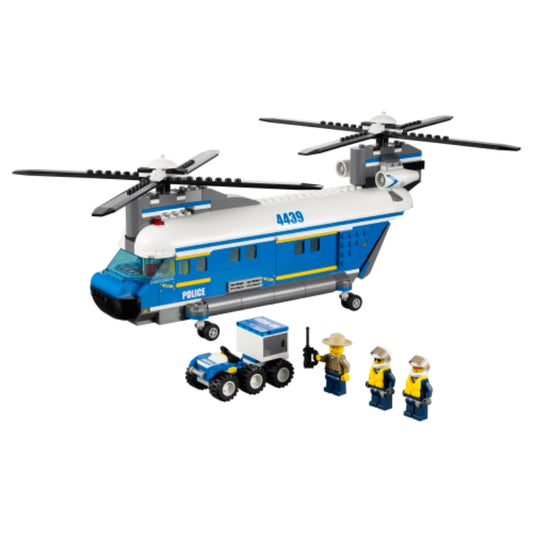 LEGO City Police Heavy-Lift Helicopter 4439 Building Kit (Without Box)
