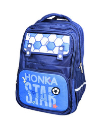 Honka Children's Football School Bag Waterproof Lightweight Backpack 16 Inches (Blue) (2282) (Deal)
