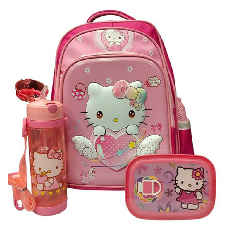 3D Hello Kitty School Bag Deal Large Toygenix.pk