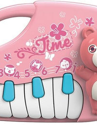 Cute Teddy Bear Musical Piano Toy For Kids - Assorted
