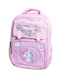 Unicorn Design Backpacks For Kids (1198) (pink) -18 Inches
