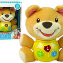 Interactive Lullaby Melodies Educational Teddy Bear Sound Lights