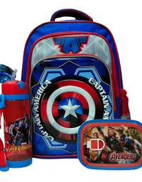 3D Captain America School Bag Deal Large
