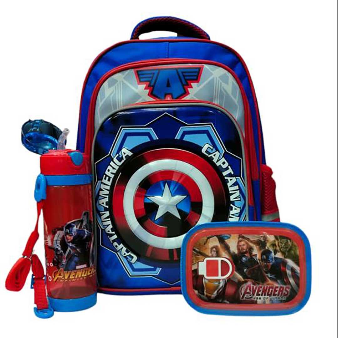 3D Captain America School Bag Deal Large
