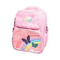 Rainbow Design Backpack For Kids 16 Inches (Pink) (948) (Deal)