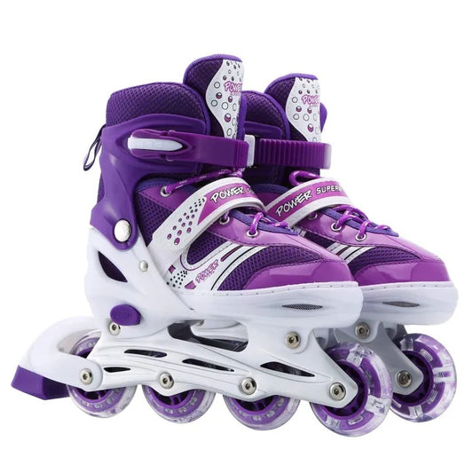 Skating Shoes Adjustable Roller Skates – Durable & Stylish