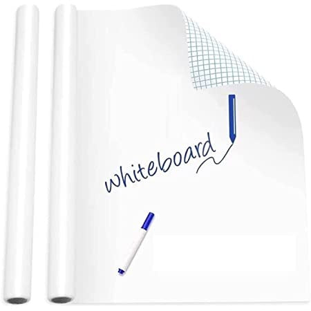 Whiteboard Sticker – Peel and Stick with 2 Markers