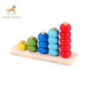 Wooden Stacking Rings Wooden Sorting Stacking Toy wooden number counting stacker