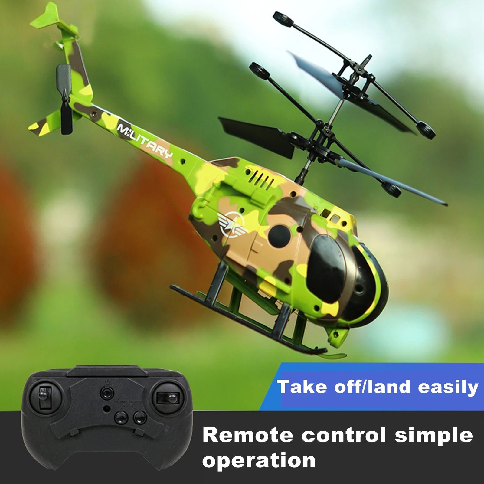 Remote Controlled Helicopter for High-Flying Adventures Green