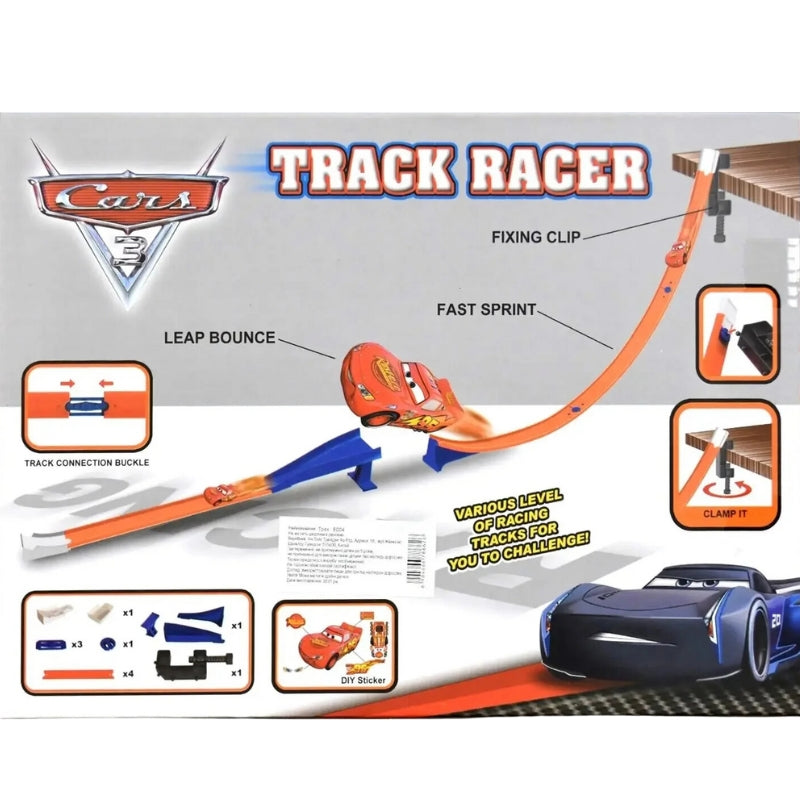 Disney Track Racer Cars Playset For Kids