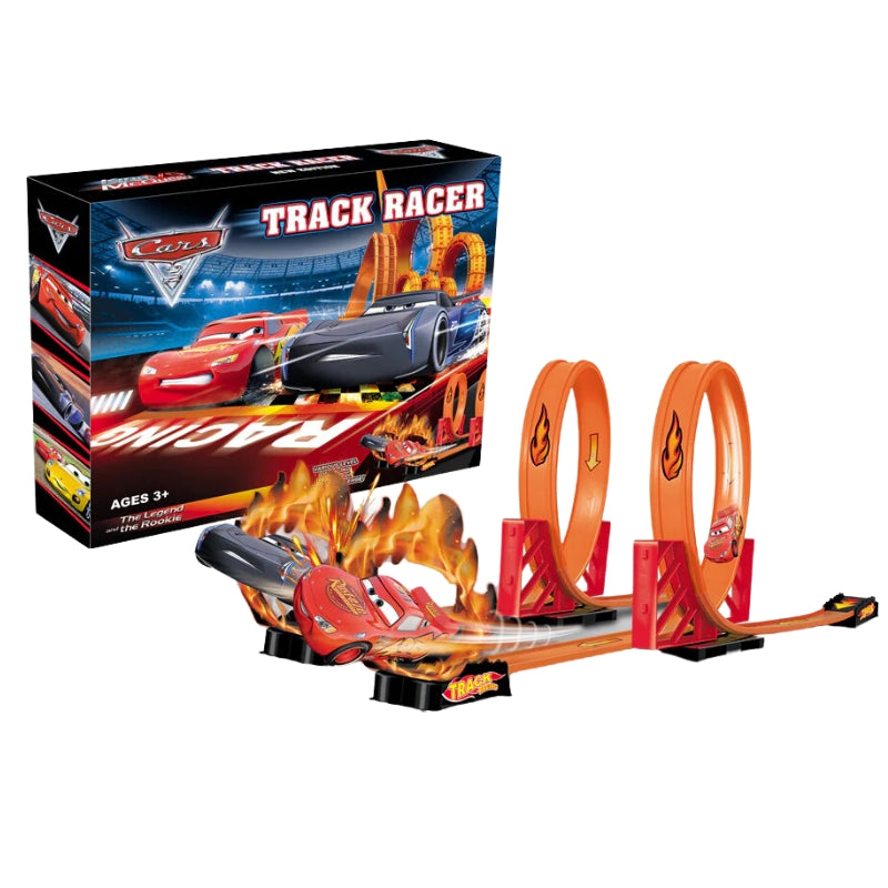 Disney Track Racer Cars Playset For Kids