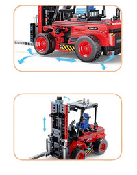 Lego RC Heavy Forklift Truck Building Bricks Toy For Kids (1251 Pcs)
