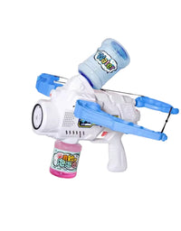 Electric Bow Bubble Gun With Light Toy For Kids
