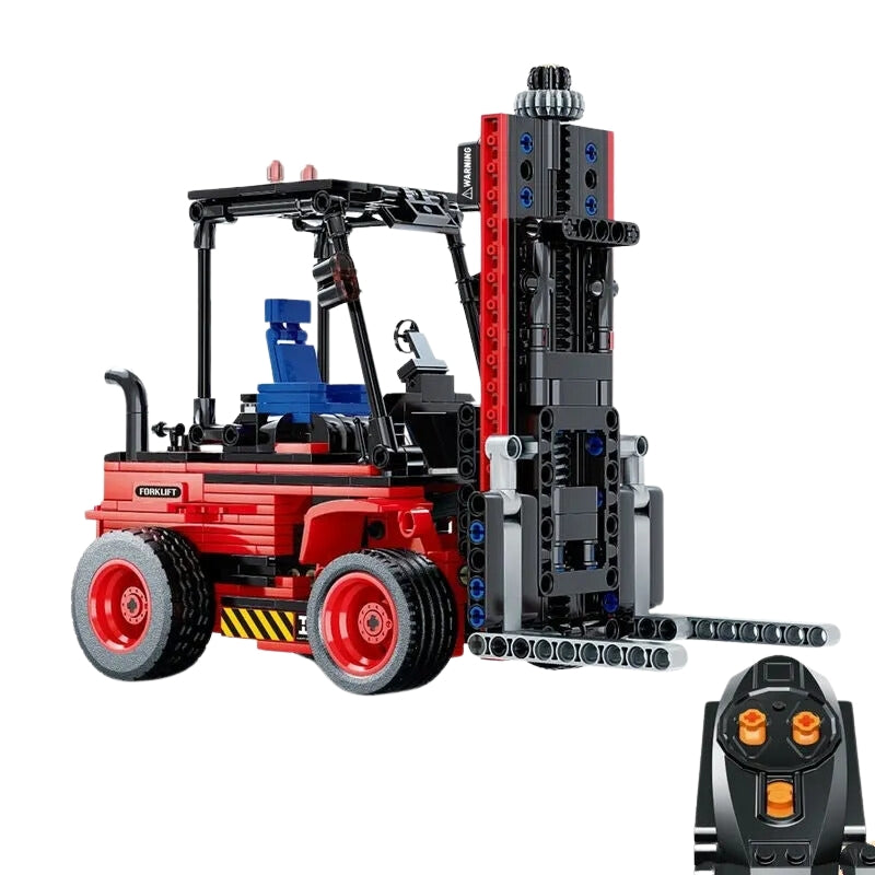 Lego RC Heavy Forklift Truck Building Bricks Toy For Kids (1251 Pcs)