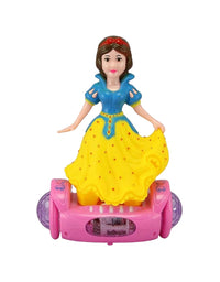 Balanced Snow White Hoverboard With Rotation, 3D Lights And Music Toy For Kids
