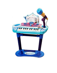 Musical Piano With Microphone And Chair For Kids
