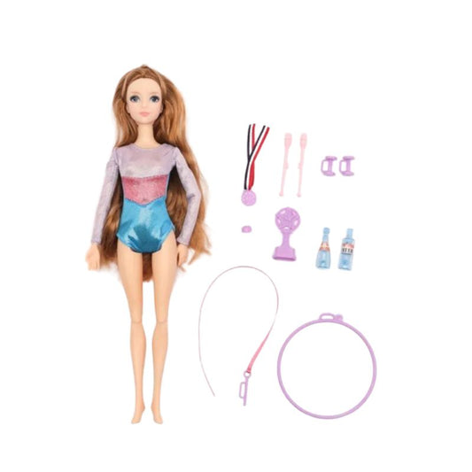 Sariel Doll With Gymnastics Equipment Toy For Girls