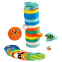 Animals Tumble Tower Wooden Blocks Stacking Game For Kids