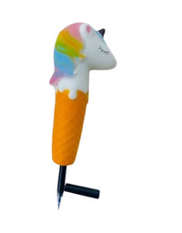 Squishy Unicorn With Pen
