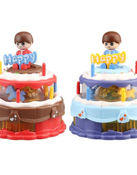 Electric Birthday Cake With Light & Music Toy For Kids
