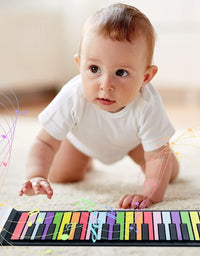 Rainbow Piano With 8 Different Tones Toy For Kids
