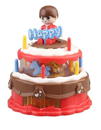 Electric Birthday Cake With Light & Music Toy For Kids
