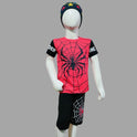 Spiderman Printed T-Shirt With Short For Kids