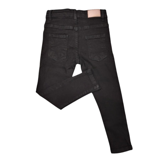 Slim-Fit Stretchable Black Jeans Pant For Kids