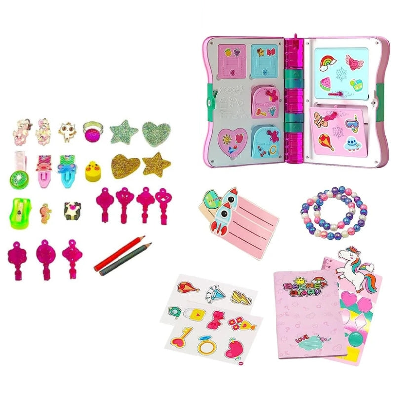 Mystery Treasure Magic Diary And Stationery Palyset For Kids