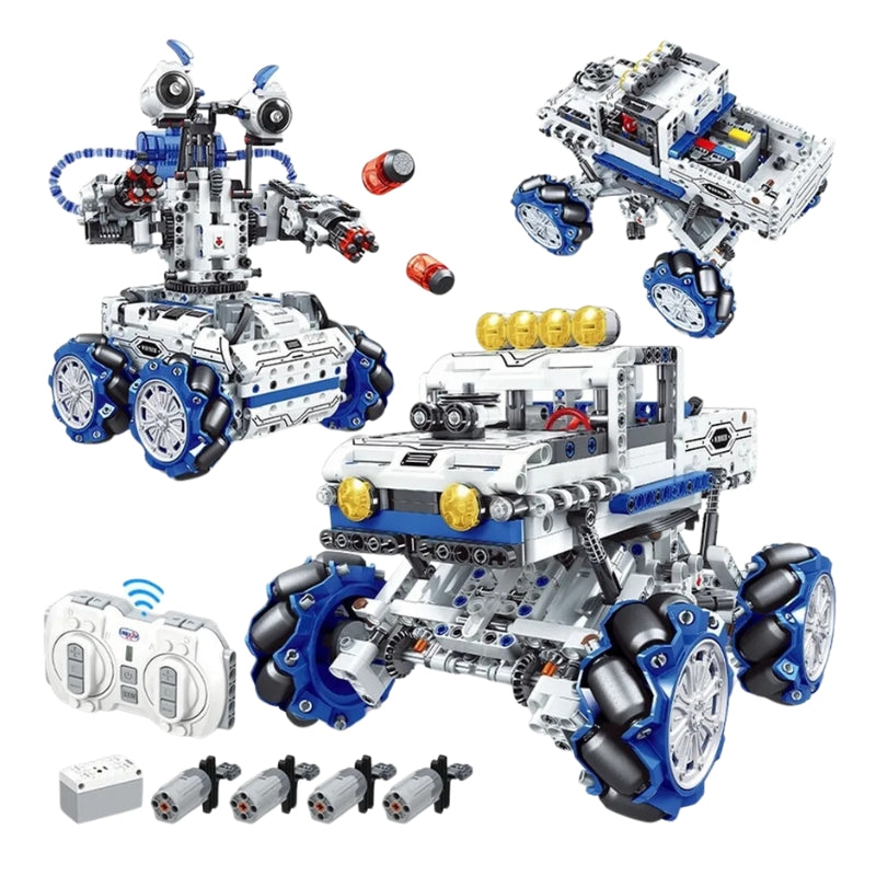 Lego 2 In 1  RC Transformation Monster Truck Robot Building Bricks Toy For Kids (1084 Pcs)