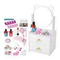 DIY Princess Dressing Table With Makeup Set For Girls - 21+Pcs