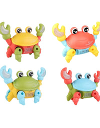 Electric Crawling Crab With Light & Music Toy For Kids
