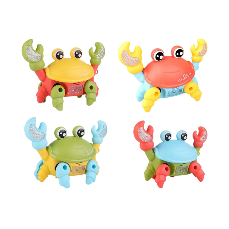 Electric Crawling Crab With Light & Music Toy For Kids