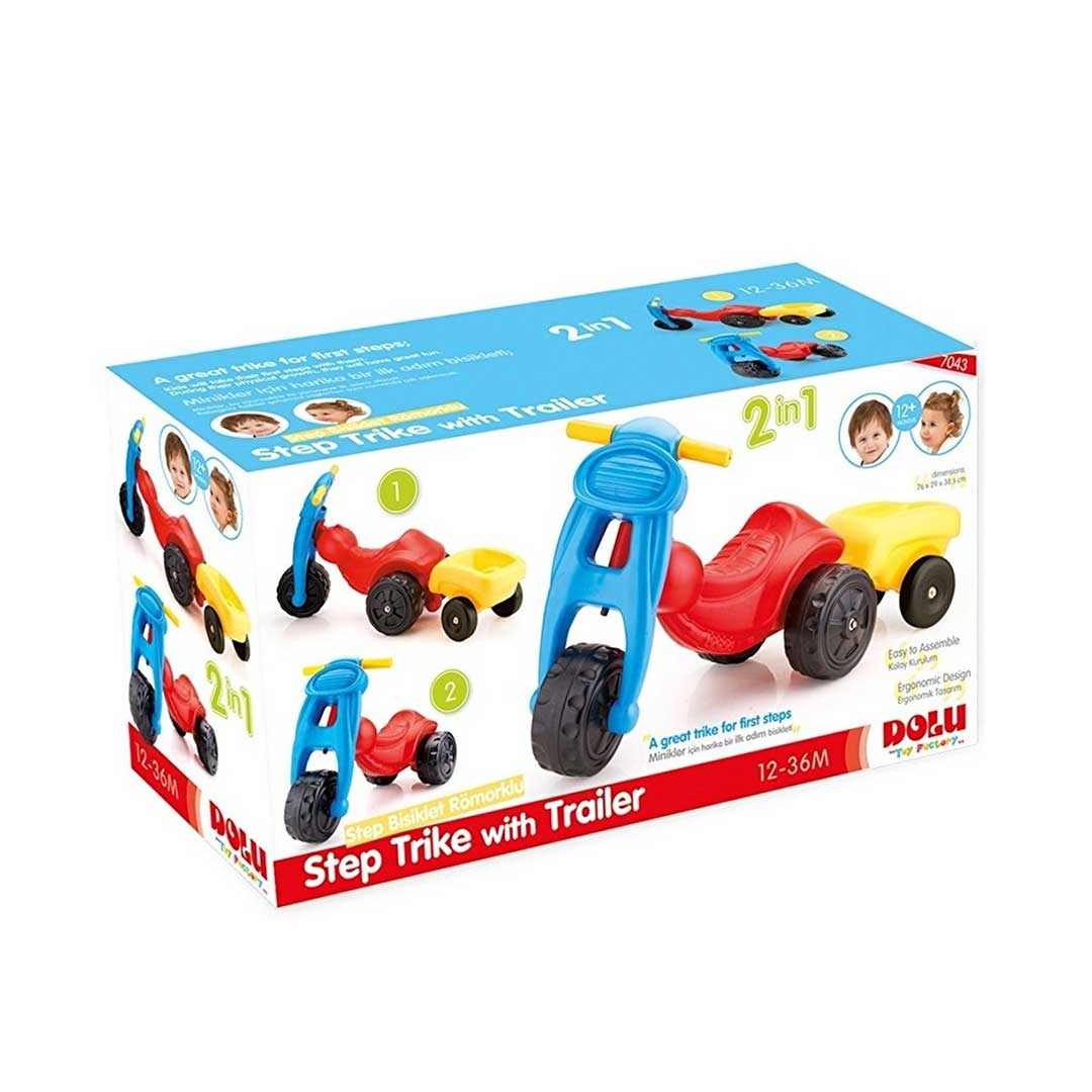 DOLU - Step Trike With Trailer (Deal) Price In Pakistan | Toygenix.com ...