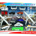 Airport Playset with Airplane, Cars & Accessories – New Century Airline Toy for Kids