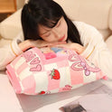 Labubu Kawaii Plush Pillow with 7 Dolls – 2-in-1 Cuddly Toy & Cushion