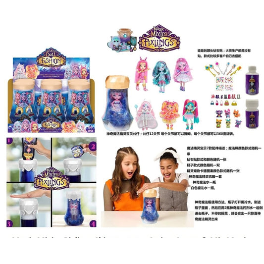 Magic Mixies Pixlings – Shimmerverse Potion Surprise Fashion Doll Inside
