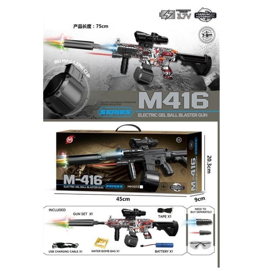 Graffiti Sniper Water Bullet Blaster with LED Silencer