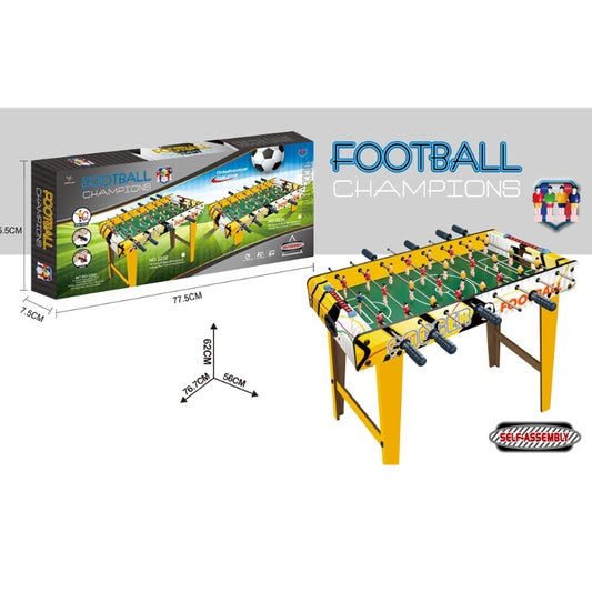 Classic Wooden Soccer Stadium Play Set Premium Tabletop Football Game