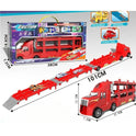 TurboMorph Track Racer Set – Sliding Deformation Catapult Storage Vehicle