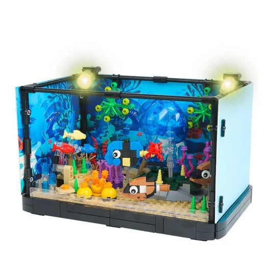 Ocean Explorer Fish Tank Puzzle Building Blocks Aquarium Sets
