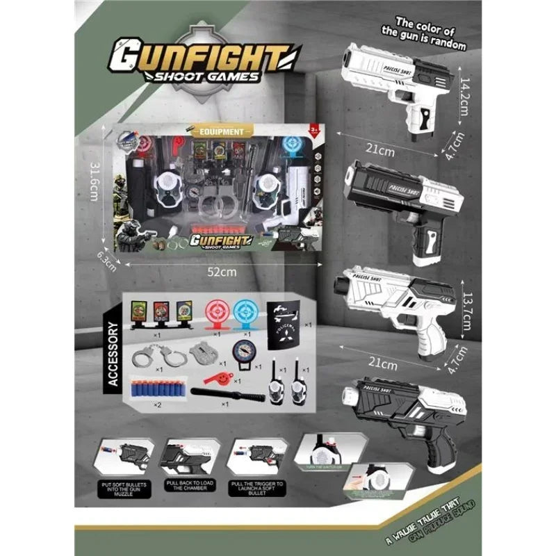 Police Roleplay Set – EVA Soft Bullet Blaster Duo