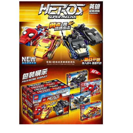 LEGO Superhero Mini Figures Building Block Set  Toy for Kids (Assorted)