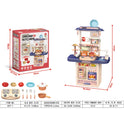 Kids Kitchen Playset With Accessories for Pretend Cooking Play
