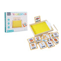Montessori Wooden Sand Tray for Kids – Sensory Writing Practice Board
