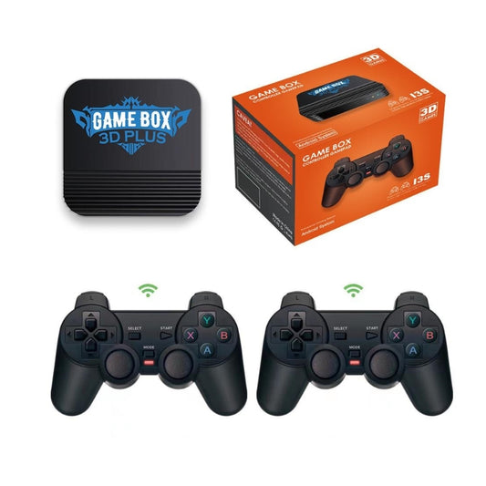 GameBox Classic – 2.4G Wireless Retro Console PS1 Style  with Dual Controllers