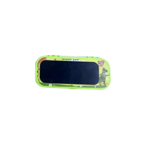 Oval Pencil Box with Built-In LCD Writing Tablet & Take Notes Anywhere