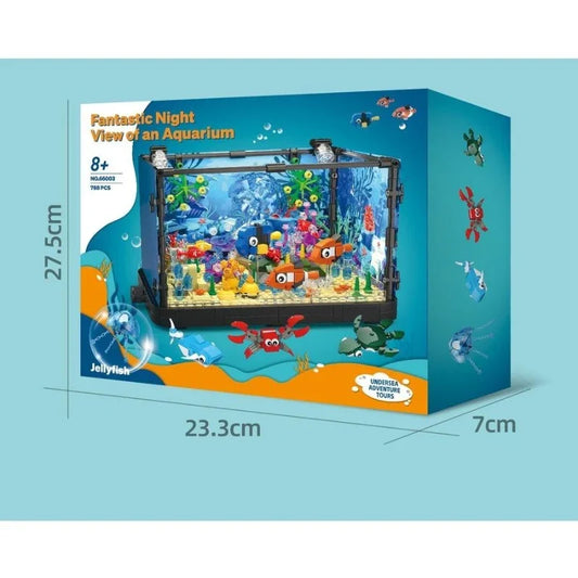 Ocean Explorer Fish Tank Puzzle Building Blocks Aquarium Sets